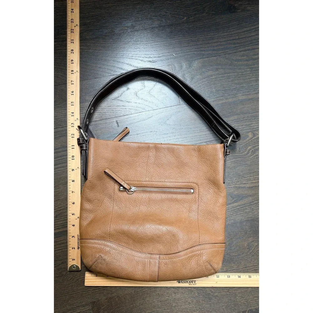 Coach Legacy Leather Hobo Shoulder Bag F10940 Silver Hardware Vintage Y2K oho